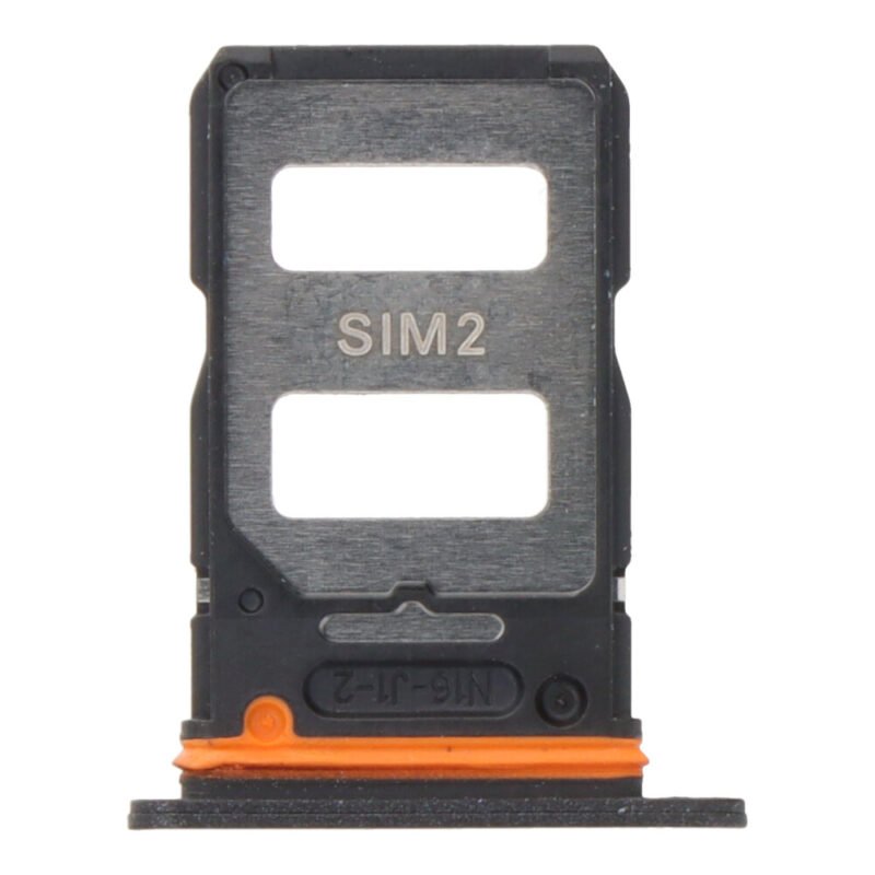 SIM Card Tray for Xiaomi Redmi Note 13 Pro 5G – Dual Card Version – Black – OEM