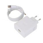 Charger 80W with USB Type-C Cable for Oppo - EU Plug - White