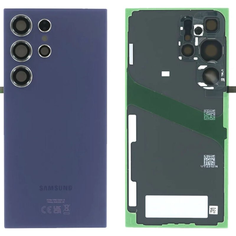 Backcover with Camera Lens for Samsung Galaxy S24 Ultra - GH82-33349G - Violet Orange - Service Pack