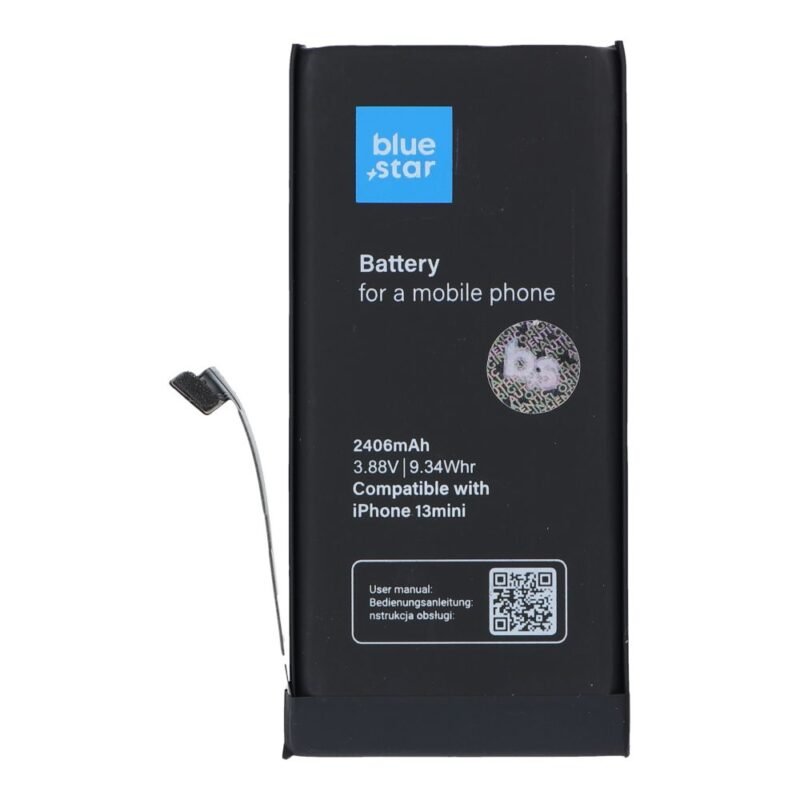 Battery Replacement for iPhone 13 Mini - BLUE STAR - 2406 mAh