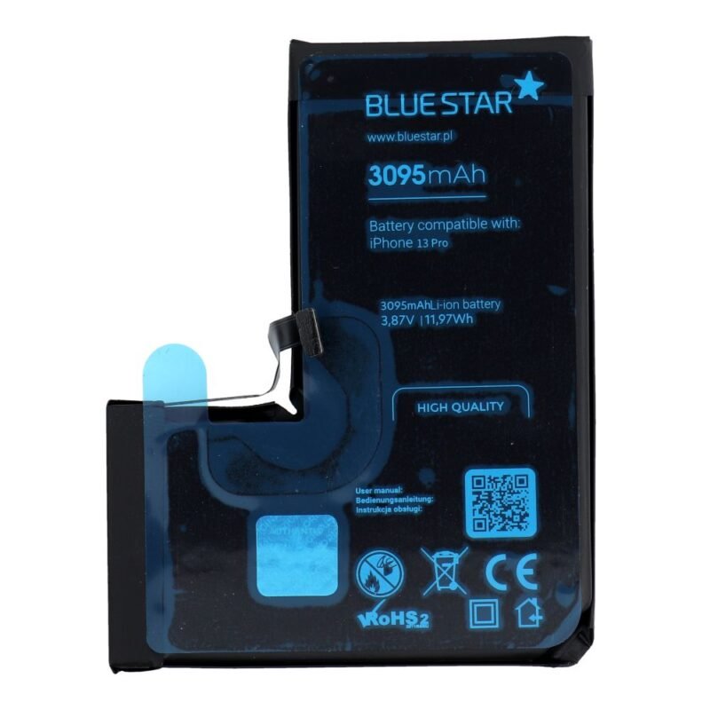 Battery Replacement for iPhone 13 Pro - BLUE STAR - 3095 mAh