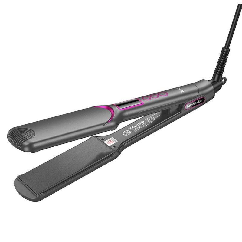 Electric Straightening Hair with Digital Display HOCO HP42 - Gray