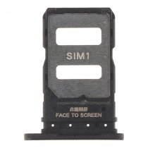 SIM Card Tray for Xiaomi Redmi Note 14 Pro Plus – Dual Card Version – Black – OEM