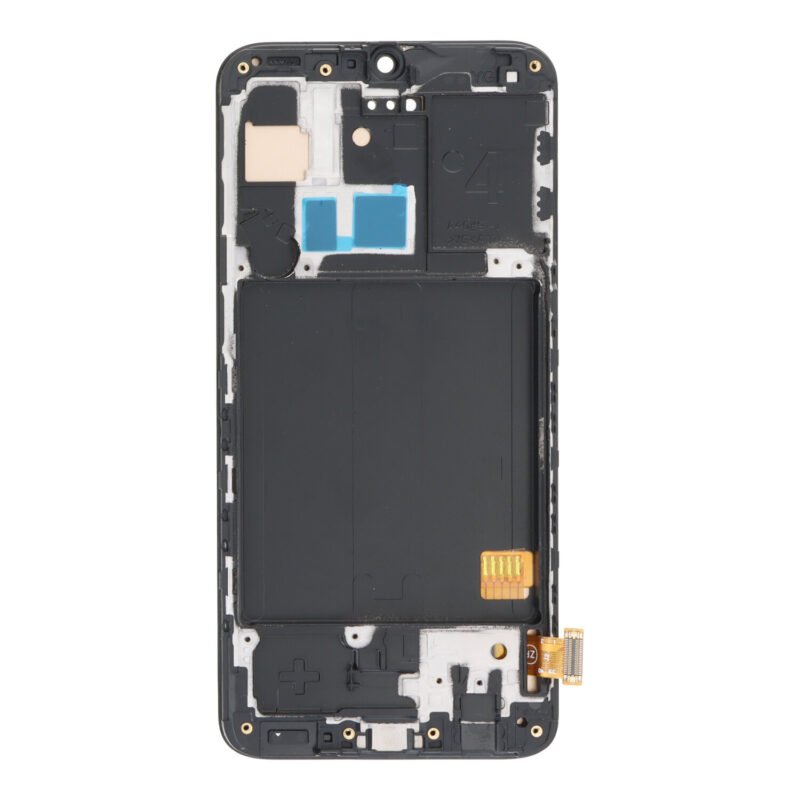 LCD Display and Touch Screen Replacement with Frame for Samsung Galaxy A40 - Black - HQ