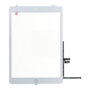 Touchscreen with Home Button Flex Cable for iPad 10.2 2019 (iPad 7th) – High Quality – White – OEM