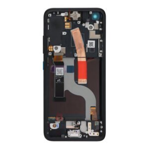 LCD Display and Touch Screen Replacement with Frame for Asus Zenfone 8 ZS590KS – Black – Service Pack