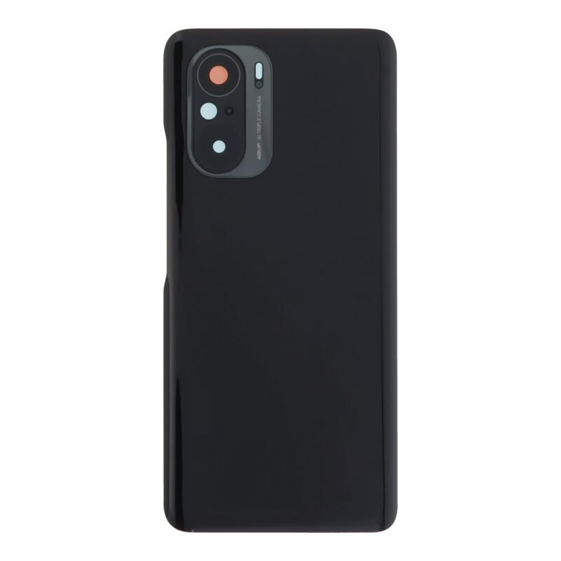 Backcover with Camera Lens for Xiaomi Poco F3 – Black – HQ