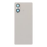 Backcover with Camera Lens for Sony Xperia 5 V - A5064817A - Platinum Silver - Service Pack