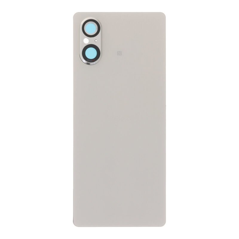 Backcover with Camera Lens for Sony Xperia 5 V - A5064817A - Platinum Silver - Service Pack