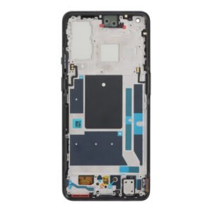 LCD Display and Touch Screen Replacement with Frame for OnePlus 9 - LE2113 - Black - HQ