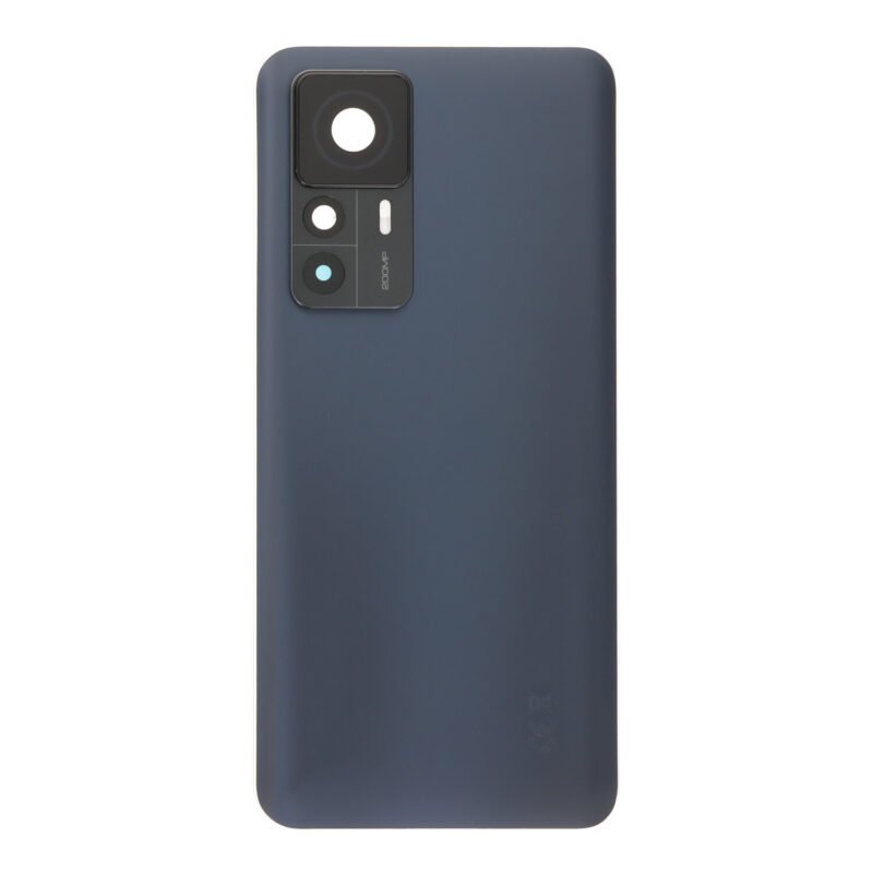 Backcover with Camera Lens for Xiaomi 12T (22071212AG)/12T Pro (22081212UG) - Black - Service Pack