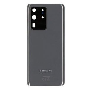 Backcover with Camera Lens and Frame for Samsung Galaxy S20 Ultra G988FS20 Ultra 5G - GH82-22217BB - Cosmic Gray – Service Pack