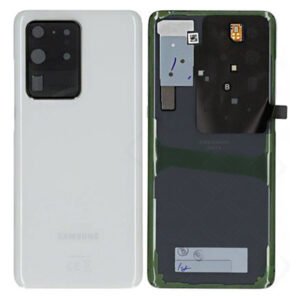 Backcover with Camera Lens for Samsung Galaxy S20 Ultra G988FS20 Ultra 5G - GH82-22217C - White – Service Pack