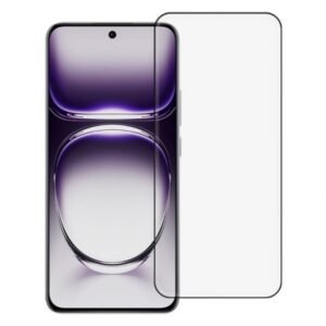 Screen Protector for Oppo Reno12 Pro 5G - 5D Full Screen Tempered Glass - Black