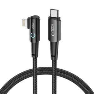 Tech-Protect UltraBoost L Cable Lightning (angled) USB-C (straight) PD 20W 3A 1m - Gray