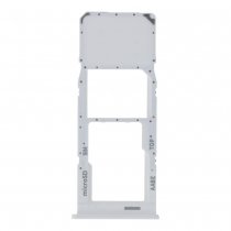 SIM Card Tray for Samsung Galaxy A12 – Single Card Version – White – OEM