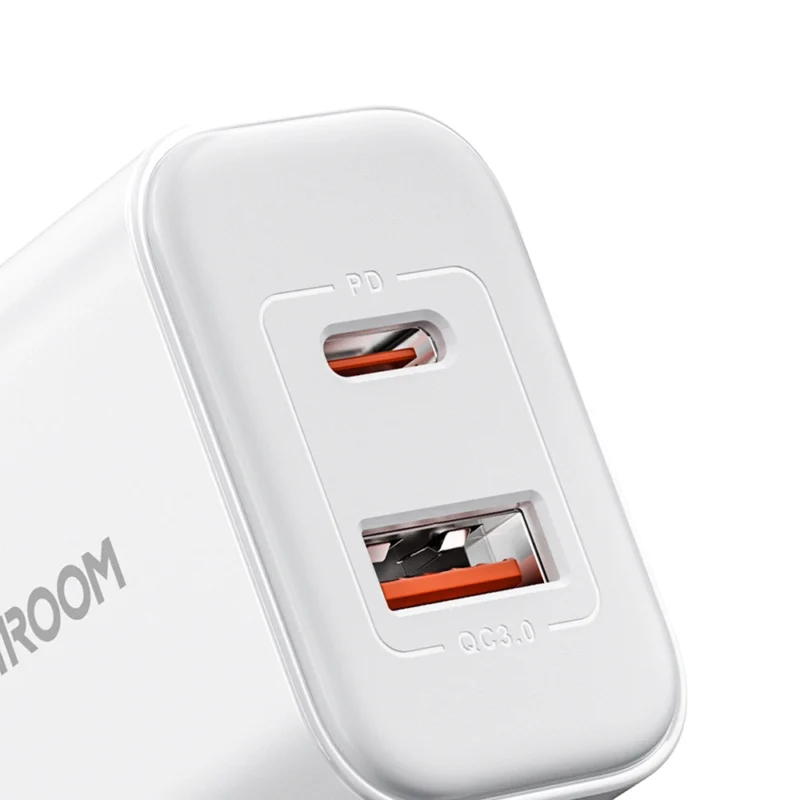 Charger Joyroom JR-TCF05 20W USB-A USB-C with USB-C Cable - 1M - White - Image 5