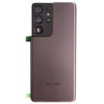 Backcover with Camera Lens for Samsung Galaxy S21 Ultra 5G G998 - GH82-24499EGH82-27283E - Brown - Service Pack